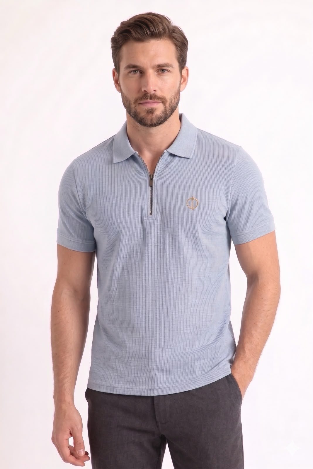 Half-Zip-Polo